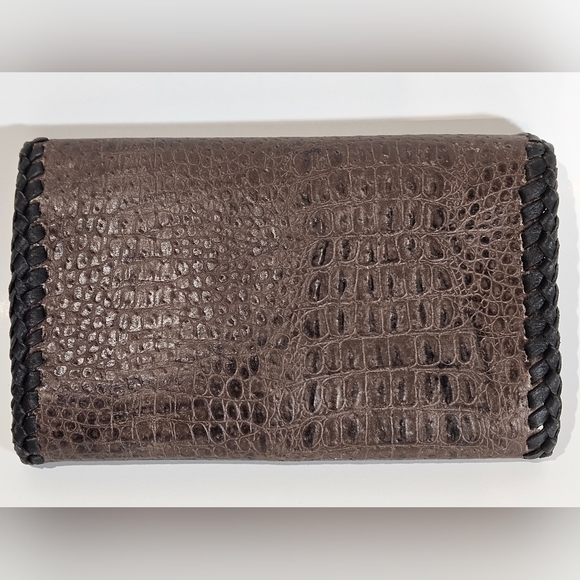 Vintage Leather Trifold Wallet - Picture 6 of 9